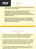 Research Methodology PPT 2nd Module