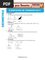 Tem 08 Triangulos Rectangulos Notables Teoria Y Practica Geom 2 Sec Iep Hk Pdf Politopos Triangulo