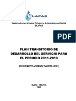 Plan Estratégico Transitorio Periodo 2011-2013