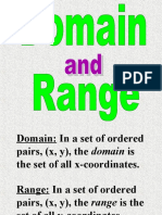 Domain Range