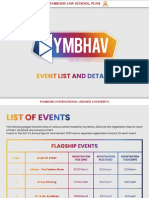 Symbhav 2021 - Event List and Details