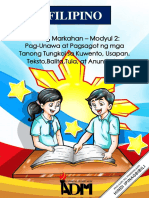 Filipino3 Q1 Mod2 Piling Larang Akad Pag Unawa at Pagsagot NG Mga Tanong Tungkol Sa Kuwento Usapan TekstoBalitaTula at Anunsinsiyo