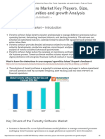 Forestry Software Market Key Players, Size, Trends, Opportunities and Growth Analysis - Facts and Trends