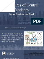 Basic Statistics: Measures of Central Tendency