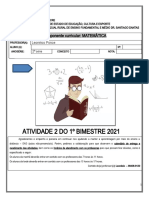 2 Série - AP2 - MATEMÁTICA Leonésio - Nivelamento - Função Quadrática e Espaço Amostral