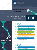 Management & Financial Accounting: Mudasser Javed Hassan