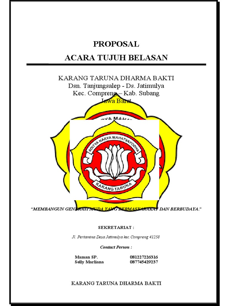 Proposal Karang Taruna 2020 Pb Sri Ampeli
