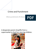 Crime and Punishment: What Punishments Fit These Crimes?