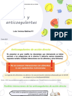 Nutricion y Anticoagulantes Lcda Verónica Martínez