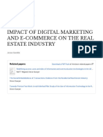 Impact of Digital Marketing and E-Commerce On The Real Estate Industry