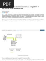 Serial Communication Data Transmission To PC Using USART of 8051 (89c51,89c52) Microcontroller