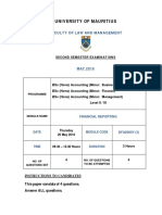 University of Mauritius: Faculty of Law and Management