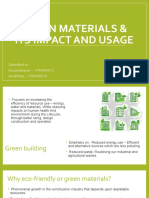 Green materials