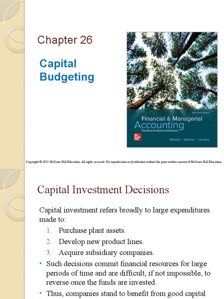 Modified Chapter 26 | PDF | Net Present Value | Internal Rate Of Return