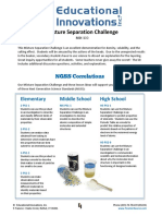 Mixture Separation Challenge: NGSS Correlations