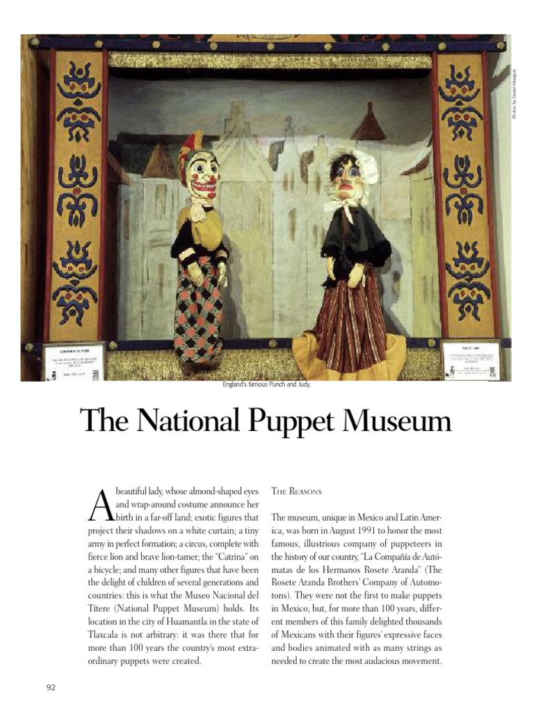 The National Puppet Museum England's Famous Punch and Judy PDF Puppets Puppetry