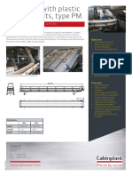 Conveyors With Plastic Modular Belts, Type PM: Cabinplant Product Sheet