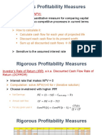 Profitability Calculations