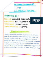 Ecg 503.5tatstcal Methods: Sugmitted by