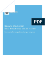 Decreto Blockchain San Marino