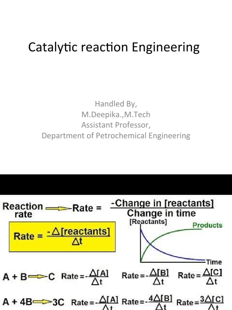 Overview of Catalytic Reaction Engineering | PDF | Catalysis ...