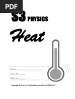 S3 Physics 2016 17 HEAT Students Dec2016