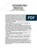 Cronómetro digital falla y causa confusión