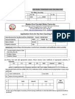 Bhakta Kavi Narsinh Mehta University: Application Form For The Non-Teaching Post