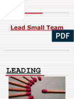lead small team