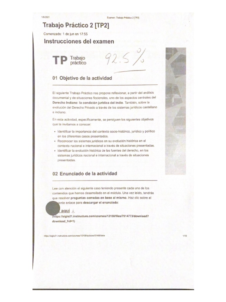 Trabajo Práctico 2 (TP2) | PDF