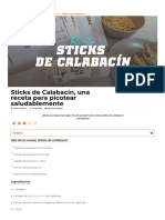 Sticks de Calabacín - ¡Mójalos en nuestra salsa de Ajo y Especias!