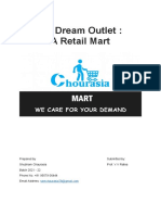 My Dream Outlet: A Retail Mart Business Plan