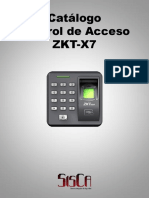 Manual Control de Acceso ZTK X7