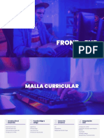 Front End Malla Curricular