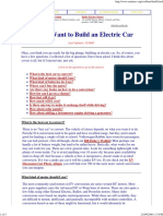 So You Want To Build An Electric Car