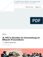 A VC's Guide To Investing in Black Founders