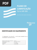 Plano de Lubrificação - Torno Mecanico