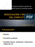 Negociación y Manejo Del Conflicto