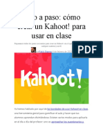 Cómo crear un Kahoot! paso a paso con 10 preguntas