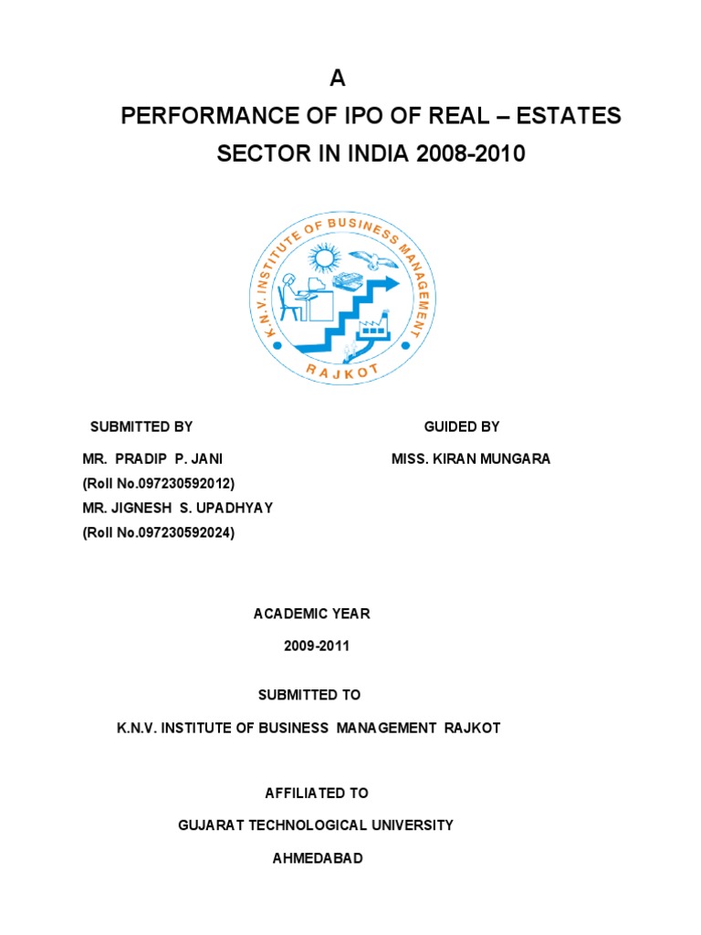 Performance of 9904452455 | PDF | Initial Public Offering | Stocks
