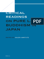 Critical Readings On Pure Land Buddhism in Japan - Vol 3
