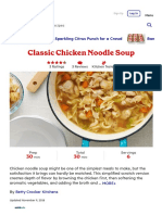 Classic Chicken Noodle Soup Recipe