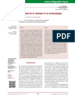 Uso Actual de La Vitamina D en Dermatología: Current Use of Vitamin D in Dermatology