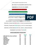 Hexadecimalcolourcodes