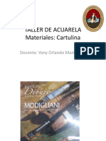 TALLER DE ACUARELA - Cartulinas