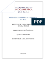 Organizador Gráfico - Metodos y Técnicas - Aprendizaje Sociales