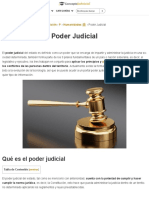 ¿Qué Es El Poder Judicial - Definición y Significado 2021