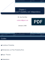 Part II: Conditional Probability and Independence: Dr. Cao Van Kien