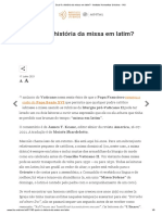 Qual É A História Da Missa em Latim - Instituto Humanitas Unisinos - IHU