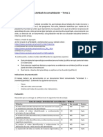 Consolidación Tema 1 - Análisis Video Aprendizaje